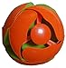 Switch Pitch Throwing Ball with Color Flipping Action Orange and Green Color