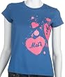 New York Mets Women's Allover Heart Tee