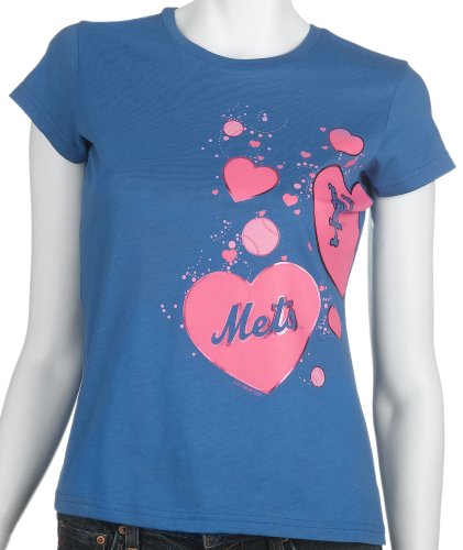 New York Mets Women's Allover Heart Tee