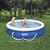 BESTWAY 12FT FAST SET SWIMMING POOL WITH PUMP AND COVER