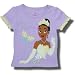 Disney Princess Tiana Lavender Short Sleeve T-shirt with applique for Toddlers