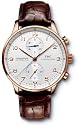 IWC Men's Portuguese Chronograph Automatic Gold Watch #IW371402