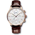 IWC Portuguese ChronoAutomatic 18kt Rose Gold Brown Mens Watch IW371402
