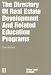 Book Directory of Real Estate Development (9th Edition) (Directory of Real Estate Development & Related Education Programs)