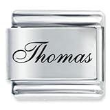 Name Thomas Italian Charms Bracelet Link