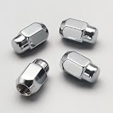 Gorilla Automotive Products 71187: Lug Nuts, Conical Seat, 1/2 in. x 20 RH, Closed End, Chrome Plated Steel, Set of 4