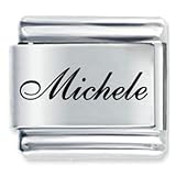 Name Michele Italian Charms Bracelet Link