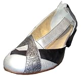 Produkt-Bild: Lisa Tucci Pumps Leder silber schwarz