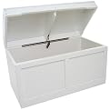 White Barrel Top Toy Chest