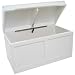 White Barrel Top Toy Chest