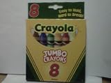 Crayola 8-Pack Crayons - Jumbo (So Big) Size (Single Box)