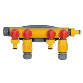 Hozelock 4 Way Garden Tap Connector 2150