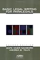Basic Legal Writing for Paralegals, Second Edition