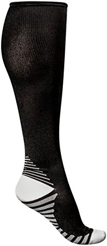 Compression Support Socks for Men, Women &amp; Nurses -Reduce Varicose Veins While Increasing Blood Flow To Relieve Lower Leg Pain &amp; Muscle Discomfort by Olympic Fit (Large)