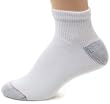 10-pack Fruit of the Loom Men's White Ankle Socks Size 6-12
