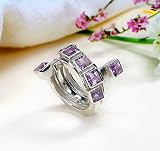 Completely Handcrafted - Designer Sterling Silver Brazilian Amethyst Ring