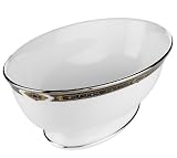 Lenox Vintage Jewel Platinum-Banded Bone China Open Vegetable Bowl