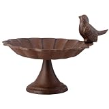 Esschert Design FB164 Cast Iron Pedestal Birdbath, Small