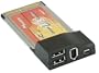 PCMCIA COMBO KARTE F�R NOTEBOOK USB 2.0 & FIREWIRE, MIT SOFTWARE UND FireWire KABEL CARDBUS