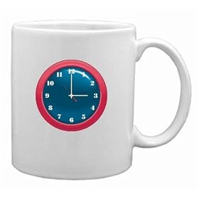 Click here to buy Wall Clock Mug by SHOPZEUS.
