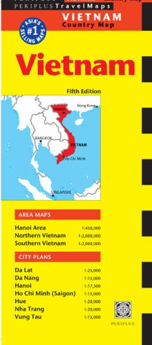City Travel Guides Discounted  Books : Vietnam Travel Map