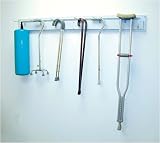 `Cane and Crutch Rack Wall mounted (hardware included) rack neatly stores rolls (bolsters) canes c