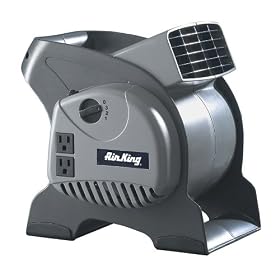 Air King 3-Speed Pivoting Utility Blower with Grounded Outlets #9550/9552
