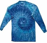 Tie Dye Long Sleeve T Shirt ~ High Quality Cotton ~ Blue Jerry 41V9HZOxPGL. SL160 Tie Dye Long Sleeve T Shirt ~ High Quality Cotton ~ Blue Jerry