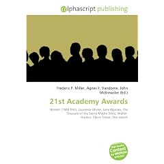 21st Academy Awards: Hamlet (1948 film), Laurence Olivier, Jane Wyman, The Treasure of the Sierra Madre (film), Walter  Huston, Claire Trevor, The Search