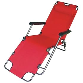Blackspur Folding Reclining Sun Chair Lounger