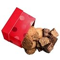 Geoff & Drew's Holiday Box of 32 Fresh Baked Chocolate Chip Cookies, 8 Brownies