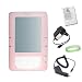 Pink Kroo Amazon Kindle 2 E-Book Reader Silicone Rubber Skin Cover + Travle / Wall Charger + Car Charger + Custom Fit Screen Protector + A Live*Laugh*Love Wrist Band!!! (Kindle 2 Not Included)
