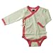 Baby Soy Long Sleeve Kimono Bodysuit Onesie (0-3 months, tea)