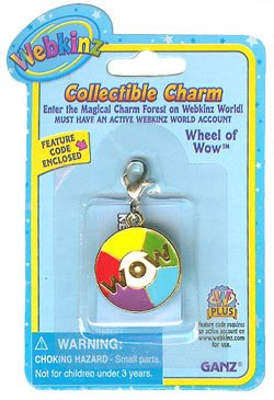 Webkinz Wheel of Wow Charm