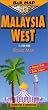 B&B Malaysia West Laminated Map (B&B Road Maps)