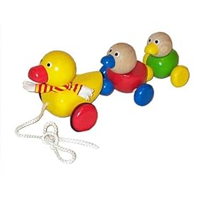 Wonderworld Wooden Duck Family Pull Along Toy