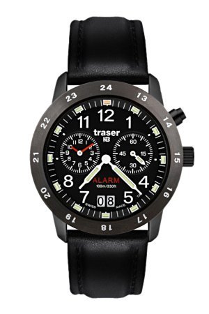 Traser H3 Classic ALARM Big Date Pro Leather 