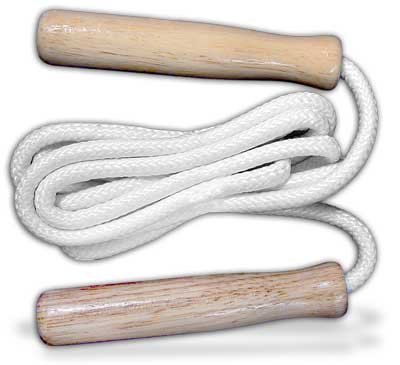 16-ft Cotton Jump Rope with Wooden Handles