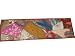 Reddish Rust Decorative Wall Hanging Art Unique Decor Tapestry Table Runner India 60 X 20 Inch Free Shipping