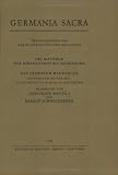 Das Erzbistum Magdeburg. Band 1. Teil 1: Das Domstift St. Moritz in Magdeburg. Teil 2: Die Kollegiatstifte St. Sebastian, St. Nicolai, St. Peter Und P