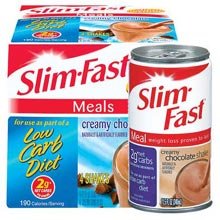 Slim Fast FC4549 Low Carb - Creamy Chocolate - 11.5oz Cans - 4pk by Slim Fast