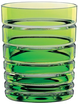 Nachtmann Skin Tumbler/Double Old Fashioned Glass, Reseda/Lime Green