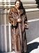 NEW ITALIAN LUNA MINK FUR COAT sz12 #22141