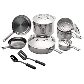 Farberware Millennium Stainless Steel 13-Piece Super Cookware Set