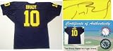 Tom Brady Signed Michigan Navy Wilson Jersey