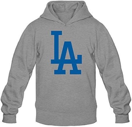 Libling Men's Los Angeles Dodgers Hoodie Sweatshirt XX-Large Dark Grey