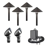 Malibu LL08344TOBH 6 piece LED Landscape Lighting Kit : Bronze / Black Finish