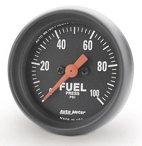 Auto Meter 2663 Z-Series Full Sweep Electric Fuel Pressure Gauge Auto Meter 2663 Z-Series Full Sweep Electric Fuel Pressure Gauge