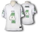 Green Bay Packers Brett Favre NBA Womens Jersey, White