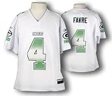 Green Bay Packers Brett Favre NFL Womens Jersey, White